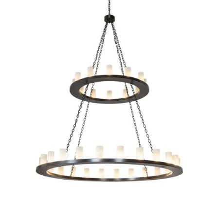 Meyda Tiffany Loxley 36 Light 72" Wide Ring Chandelier Timeless Bronze