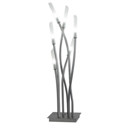 Meyda Tiffany Titicaca 6 Light 42" Tall Tree Table Lamp Nickel
