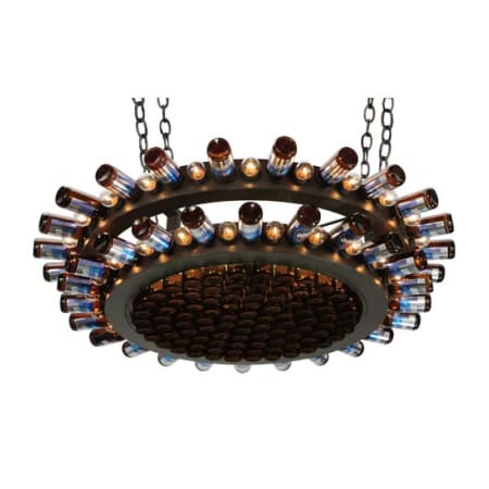 Meyda Tiffany Brandis Weekend 48 Light 53" Wide Ring Chandelier Timeless Bronze