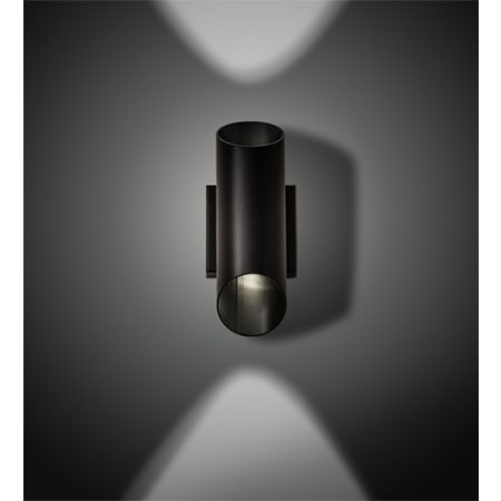 Meyda Tiffany Nomad 10" Tall LED Wall Sconce Solar Black