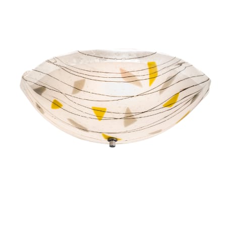Meyda Tiffany Metro Fusion 3 Light 18" Wide Semi-Flush Bowl Ceiling Fixture Brushed Nickel