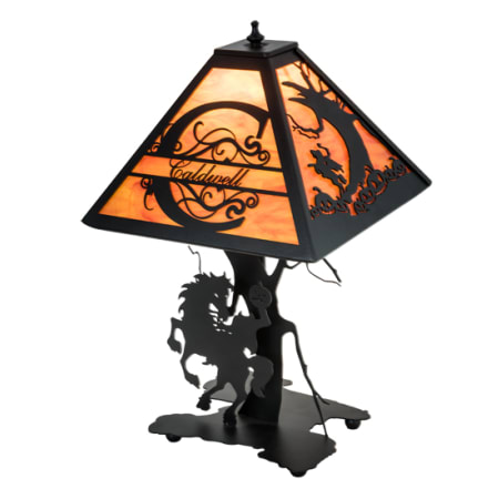 Meyda Tiffany Personalized 23" Tall Buffet Table Lamp Nickel