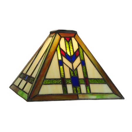 Meyda Tiffany Prairie Wheat 6" Tall Lamp Shade Beige / Green / Blue / Burgundy