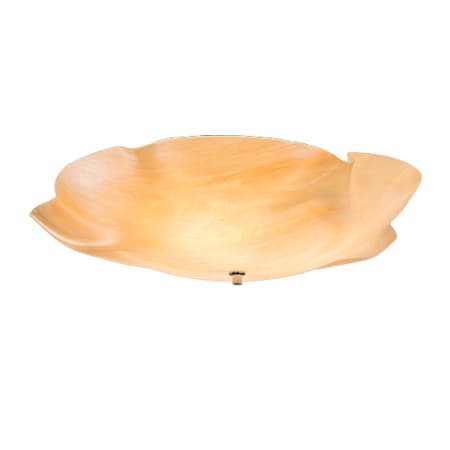 Meyda Tiffany Metro Fusion 3 Light 20" Wide Semi-Flush Bowl Ceiling Fixture with Iridescent Glass Shade - White Finish White