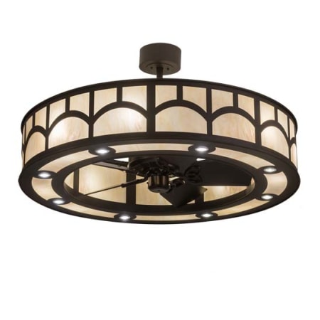 Meyda Tiffany Mission Hill 30" 5 Blade Indoor Ceiling Fan Oil Rubbed Bronze