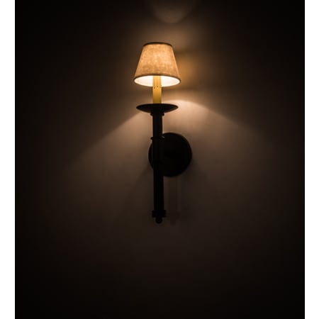 Meyda Tiffany Amada 19" Tall Wall Sconce Blackwash