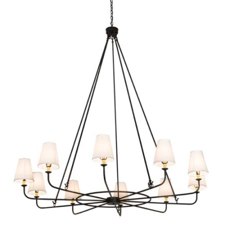 Meyda Tiffany Brach 10 Light 72" Wide Chandelier N/A