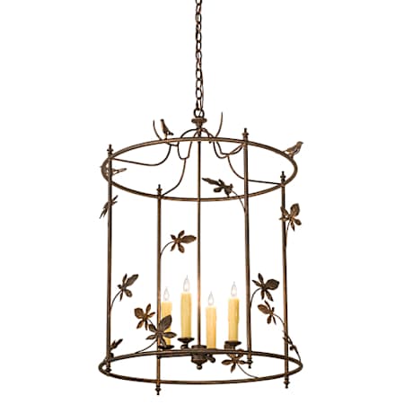 Meyda Tiffany 4 Light 25" Wide Taper Candle Pendant N/A