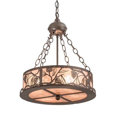 Meyda Tiffany 4 Light 16" Wide Pendant Bronze