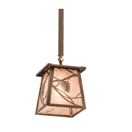 Meyda Tiffany 10" Wide Pendant Antique Copper