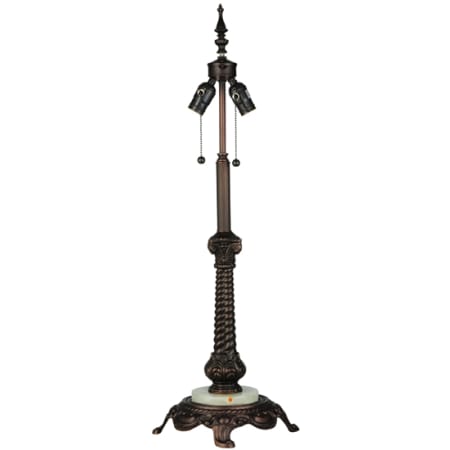 Meyda Tiffany Rope 31" Tall Lamp Base Mahogany Bronze