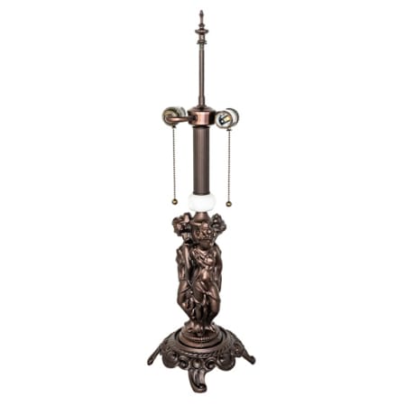 Meyda Tiffany 3 Graces 28" Tall Lamp Base Mahogany Bronze