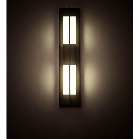 Meyda Tiffany Joemy 24" Tall LED Wall Sconce with Shade Blackhills Gold