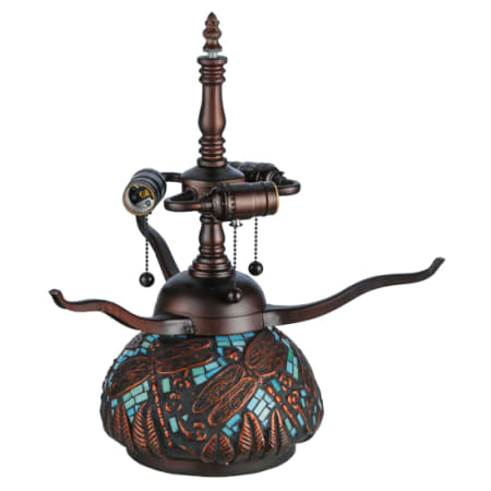 Meyda Tiffany Tiffany 17" Tall Lamp Base Mahogany Bronze