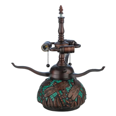 Meyda Tiffany Tiffany 17" Tall Lamp Base Mahogany Bronze