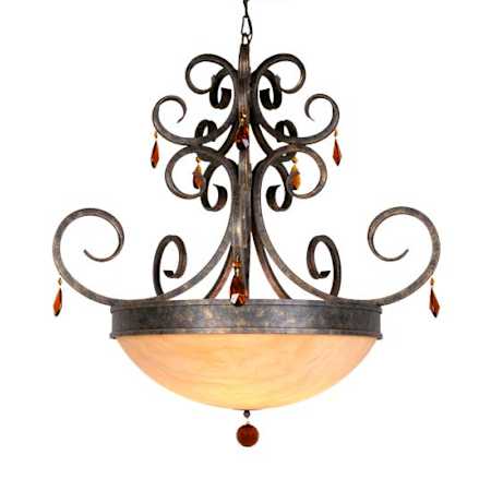 Meyda Tiffany Serratina 5 Light 36" Wide Chandelier Crystal