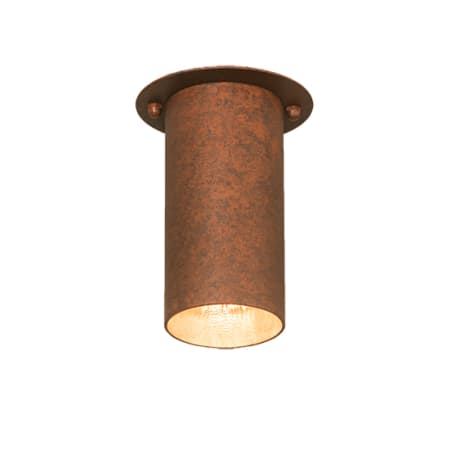 Meyda Tiffany Cilindro Camden 2 Light 5" Wide Flush Mount Ceiling Fixture Rust