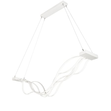 Meyda Tiffany 4 Light 84" Wide Abstract Linear Pendant N/A