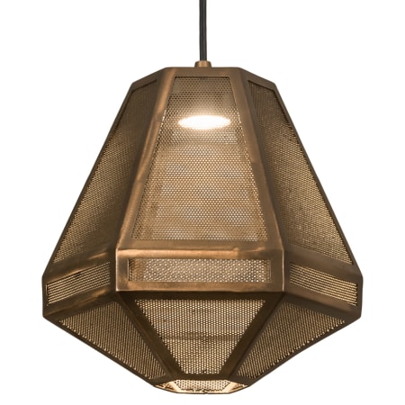 Meyda Tiffany 11" Wide Cage Pendant Antique Copper