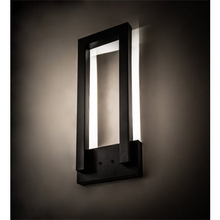 Meyda Tiffany Quadrato 32" Tall LED Wall Sconce Flat Black