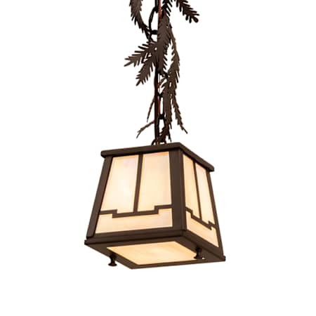 Meyda Tiffany 8" Wide Mini Pendant Oil Rubbed Bronze