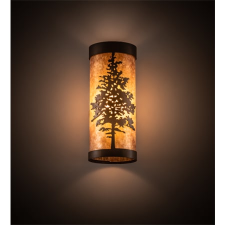 Meyda Tiffany Tamarack 13" Tall Wall Sconce Antique Copper
