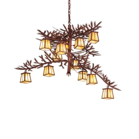 Meyda Tiffany Pine Branch 12 Light 48" Wide Chandelier N/A