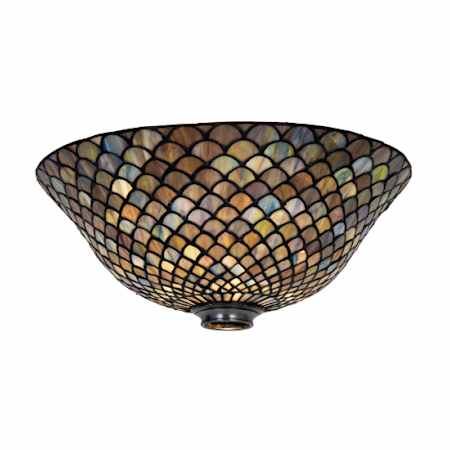 Meyda Tiffany Tiffany Fishscale 7" Tall Lamp Shade N/A