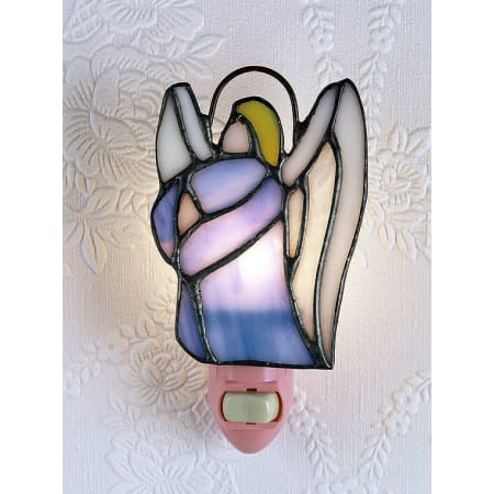 Meyda Tiffany Praying Angels 6 Piece Night Light Set with Tiffany Glass Shade Tiffany