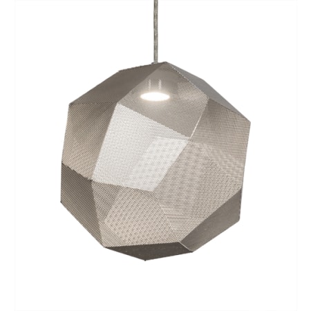 Meyda Tiffany 12" Wide Abstract Pendant Nickel