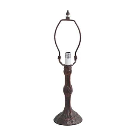 Meyda Tiffany Pompeii 9" Tall Lamp Base Mahogany Bronze