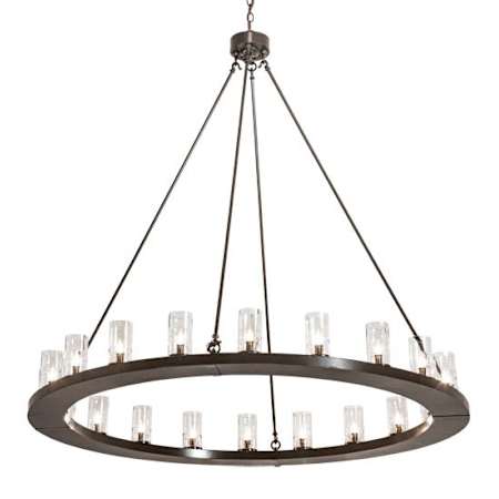 Meyda Tiffany Loxley 20 Light 60" Wide Ring Chandelier Timeless Bronze