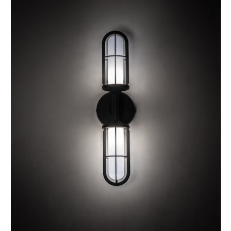 Meyda Tiffany Jaula 19" Tall LED Wall Sconce Flat Black