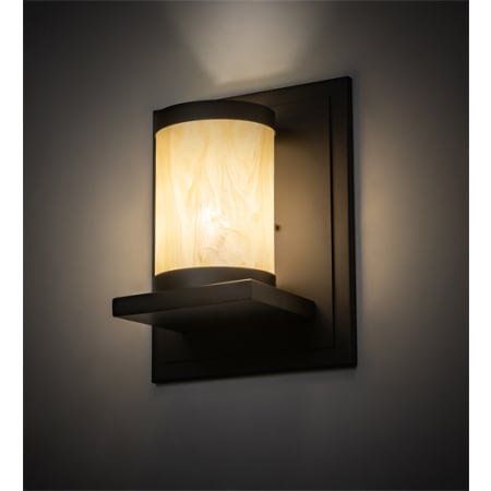 Meyda Tiffany Legacy House 15" Tall Wall Sconce Oil Rubbed Bronze