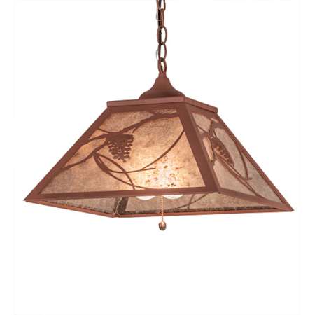 Meyda Tiffany 2 Light 22" Wide Pendant Rust