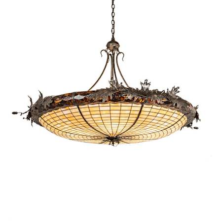Meyda Tiffany 6 Light 52" Wide Pendant Bronze