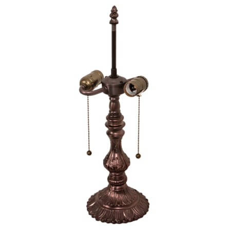 Meyda Tiffany Shell 19" Tall Lamp Base Mahogany Bronze