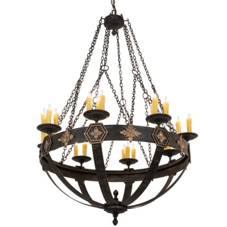 Meyda Tiffany Neapolis 24 Light 60" Wide Taper Candle Style Chandelier Custom