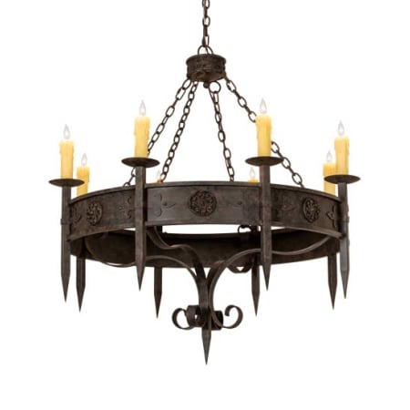 Meyda Tiffany Calandra 8 Light 42" Wide Taper Candle Style Chandelier N/A