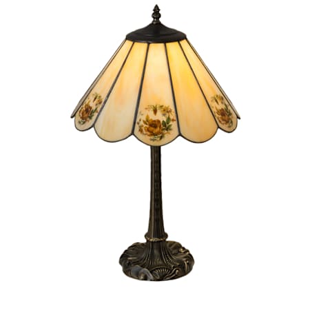 Meyda Tiffany Roses 21" Tall Buffet Table Lamp N/A