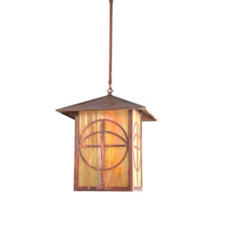 Meyda Tiffany Square Seneca 23" Wide Pendant Vintage Copper