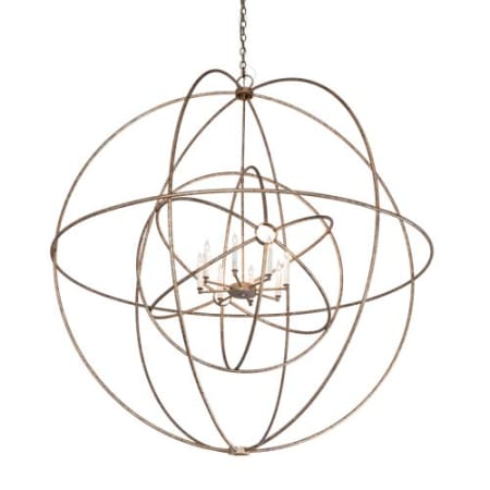 Meyda Tiffany Atom Enerjisi 8 Light 60" Wide Taper Candle Globe Chandelier N/A