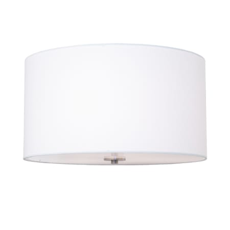 Meyda Tiffany Cilindro 3 Light 20" Wide Semi-Flush Drum Ceiling Fixture Nickel