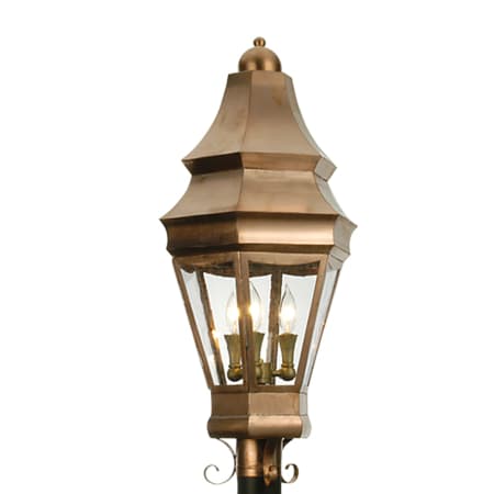 Meyda Tiffany 14" W Statesboro Post Mount Raw Copper