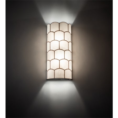 Meyda Tiffany Vincent 2 Light 18" Tall Wall Sconce Craftsman Brown