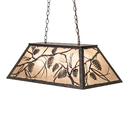 Meyda Tiffany 6 Light 33" Wide Linear Pendant N/A