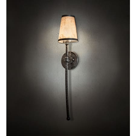 Meyda Tiffany Verheven 28" Tall Wall Sconce Gunmetal