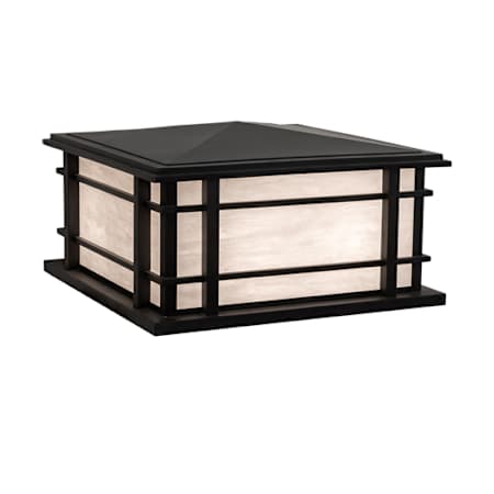 Meyda Tiffany Rochester 4 Light 15" Tall Pier Mount Post Light Craftsman Brown