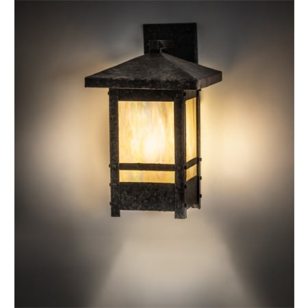 Meyda Tiffany Irwindale 20" Tall Wall Sconce Coffee Bean