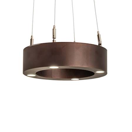 Meyda Tiffany 4 Light 10" Wide Suspension Pendant Mahogany Bronze